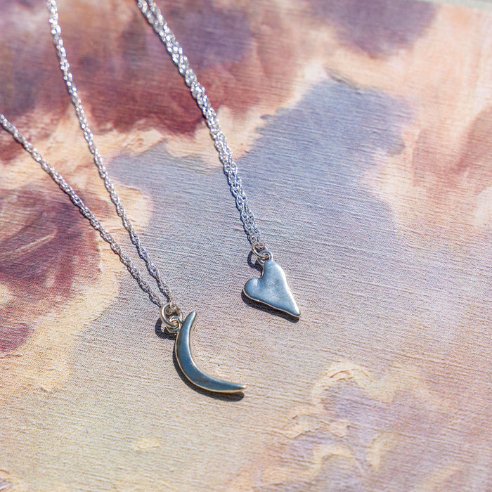 Protextor Parrish Silver Charm Necklace
