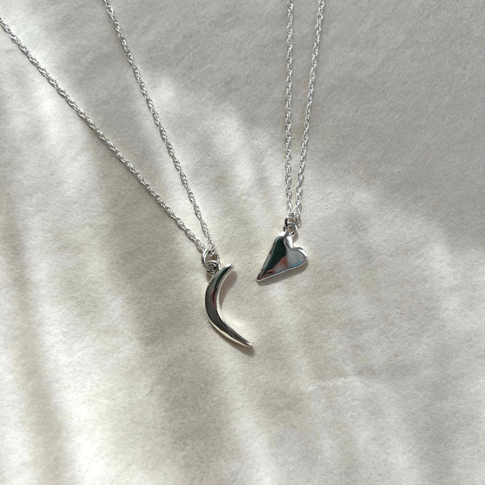 Protextor Parrish Silver Charm Necklace