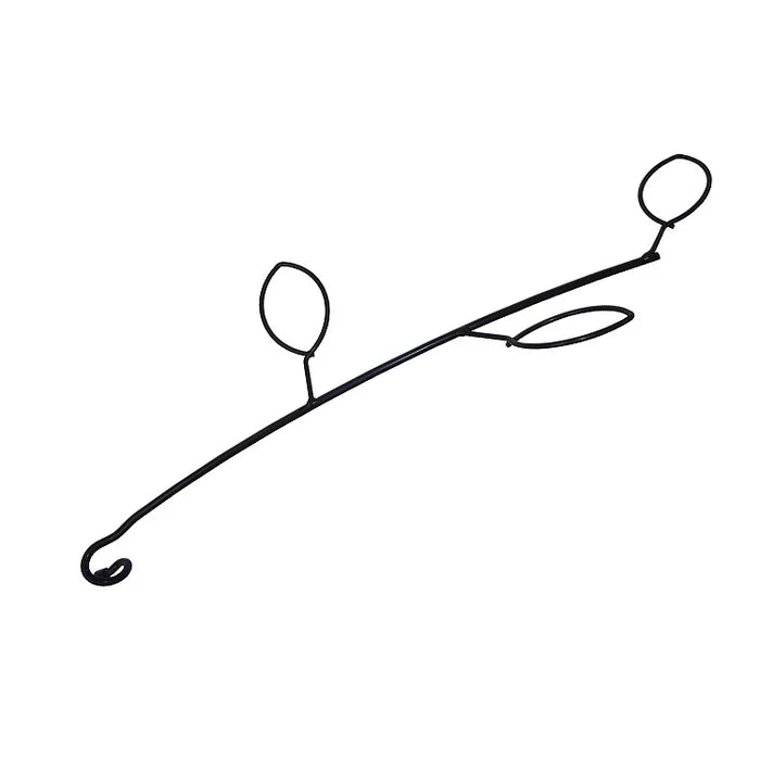 Quick Connect Branch Style hanger with three oval hooks, resembling a natural branch, for easily adding bird perching space to a feeding pole.