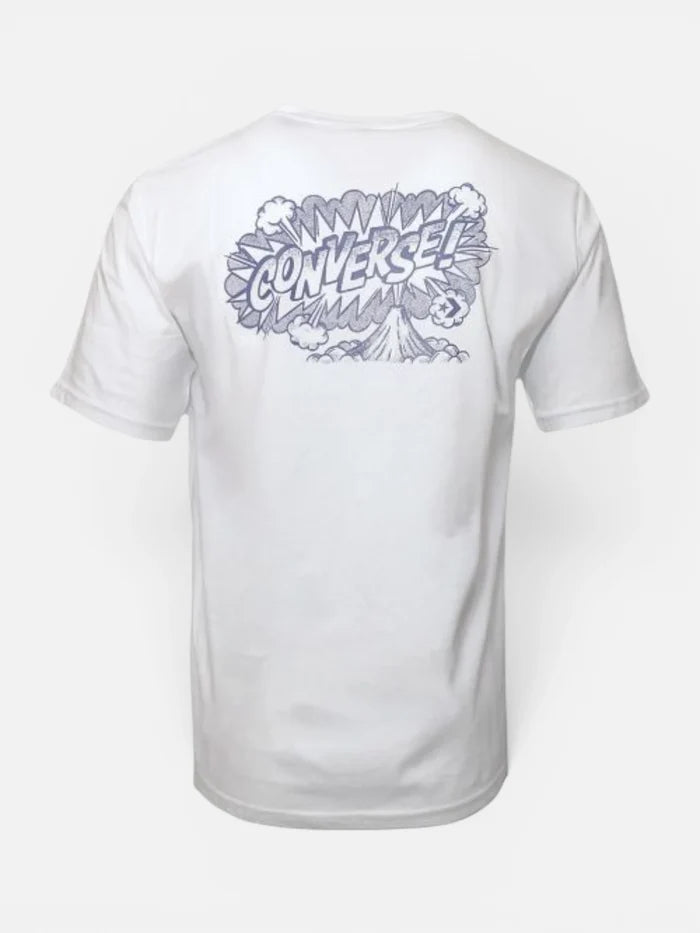 Remera Converse Comic Tee Manga Corta Blanco