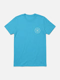 Remera Good Flower Geo Turquesa