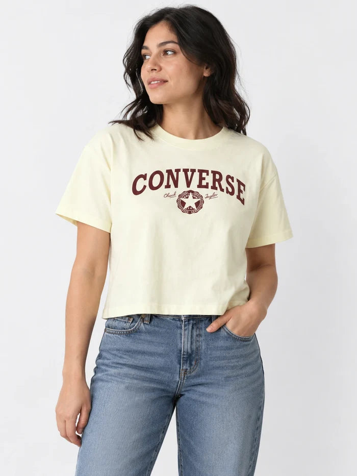 Remera Mujer Converse Boxy Fit de Manga Corta — vista principal