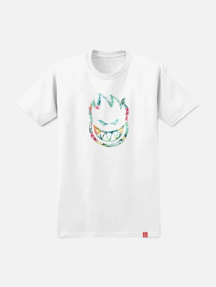 Remera Spitfire Floral Bighead Blanco
