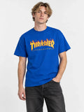 Remera Thrasher Flame Azul Francia — vista principal