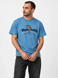 Remera Thrasher Leopardo Celeste — vista principal