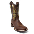 "Rey" Artillero Grizzly Square Toe Cowboy Boot- Brown
