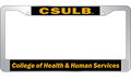 *SALE* CSULB CHHS License Frame - Chrome, Strand