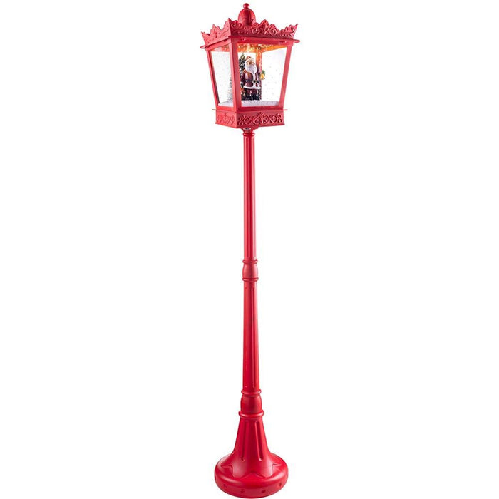 Santa Snowing Lantern 185cm
