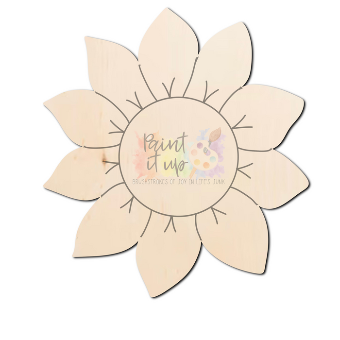 Simple Sunflower Wood Sign/Door Hanger (DIY)