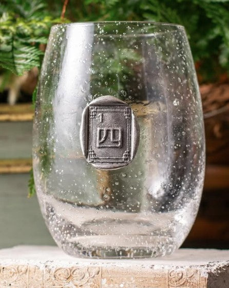 Southern Jubilee Mahjong Medallion Stemless Wine Glass