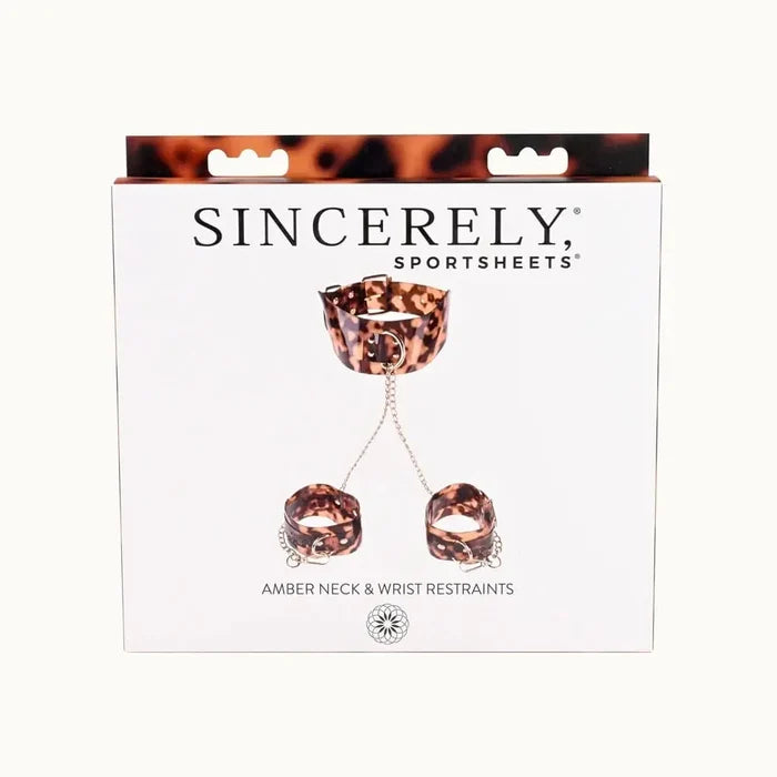 Sportsheets® Sincerely® Amber Neck And Wrist Restraints - Rolik®