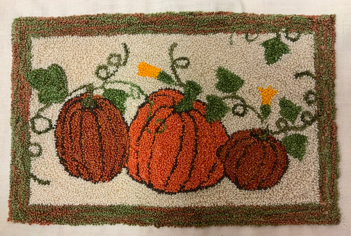 SRH Mini Punch Needle Pattern 3 Pumpkins 6x10