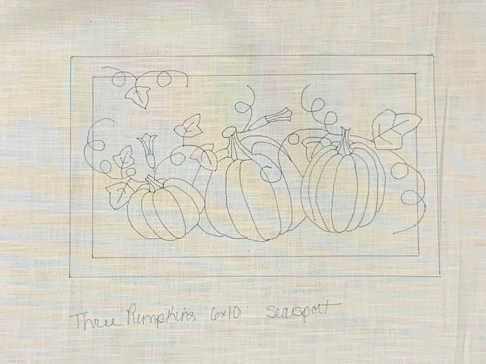 SRH Mini Punch Needle Pattern 3 Pumpkins 6x10