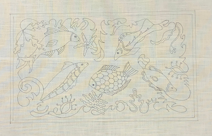 SRH Mini Punch Needle Pattern 5 Fish