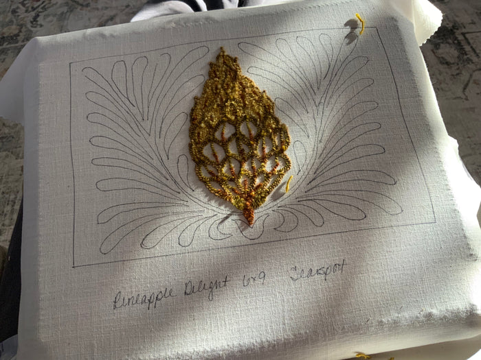 SRH Mini Punch Needle Pattern Pineapple Delight 6x9