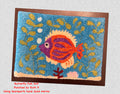 SRH Punch Needle Pattern Butterfly Fish 6x9