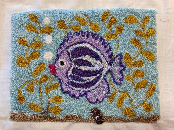 SRH Punch Needle Pattern Butterfly Fish 6x9