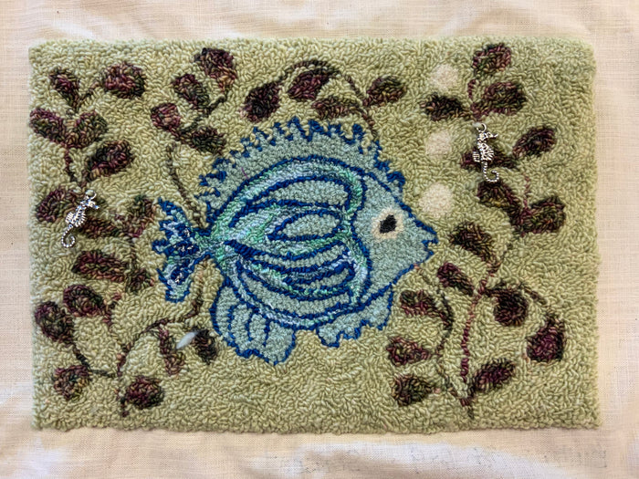 SRH Punch Needle Pattern Butterfly Fish 6x9