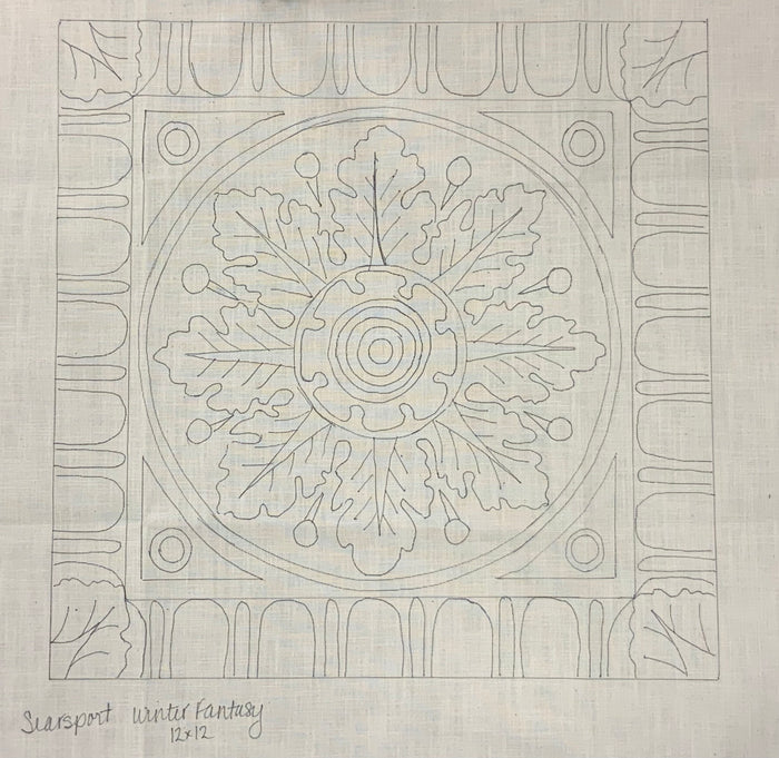 SRH Punch Needle Pattern Winter Fantasy 12x12