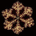 Starburst Snowflake 90cm Gold