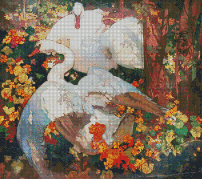 Swans | Frank William Brangwyn