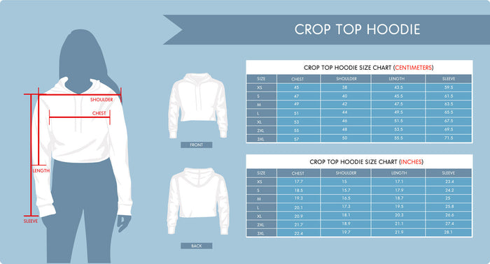 TCCU AOP Crop Hoodie