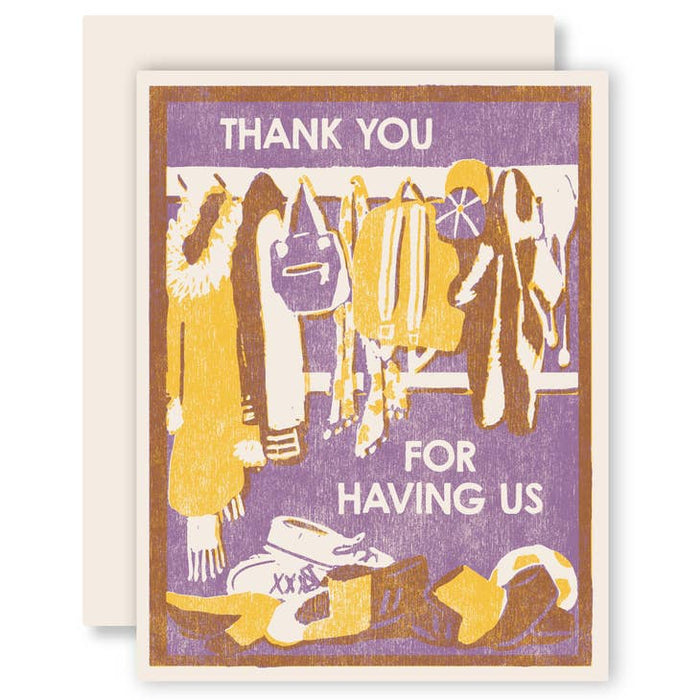 Thank You for Hosting Greeting Card