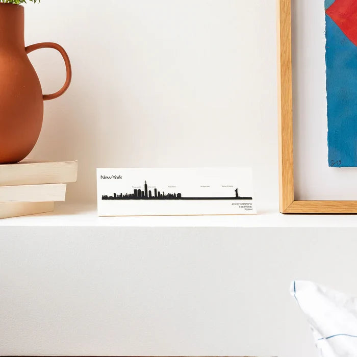 The Line - 7.5" City 10 Skyline Silhouette Mini - New York City