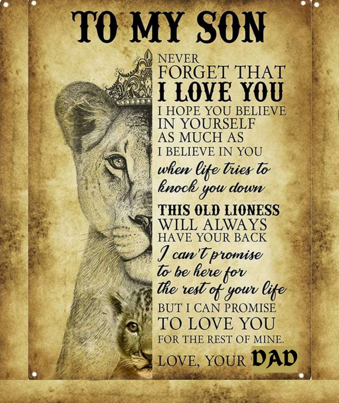 To My Son Yourself King-DAD -Premium Mink Sherpa Blanket 50x60 SALE price $49.95 USD