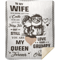 To My Wife Home/Castle Forever -Premium Mink Sherpa Blanket 50x60 Sale price $49. 95 USA