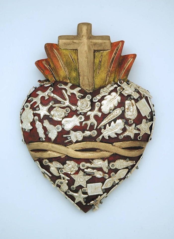 Traditional Milagros Heart