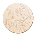 Trick or Treat Candy Sign/Door Hanger (DIY)