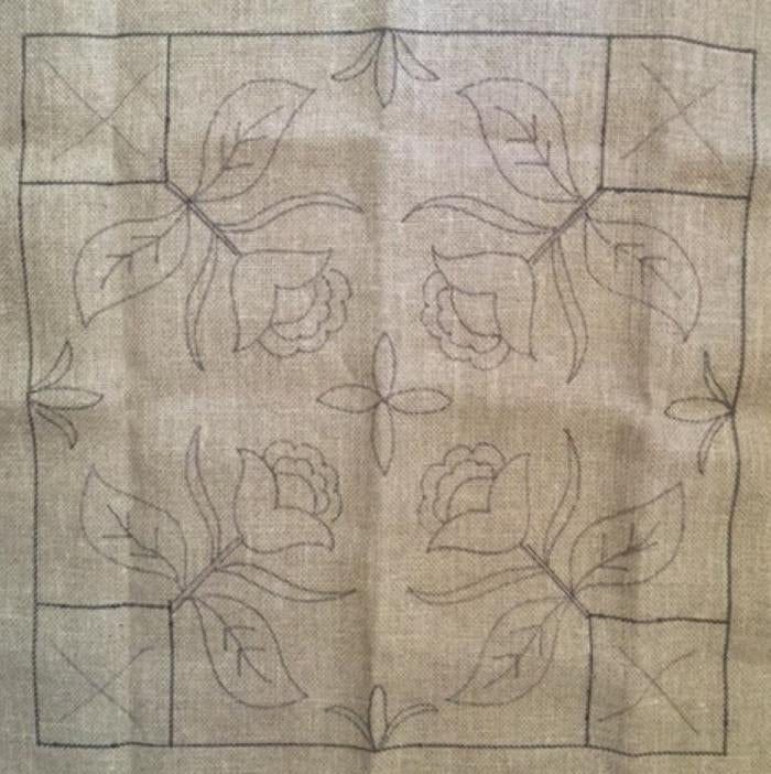 Tulips Bonnet Topper Stool Pattern