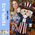 Uncle Sam (Full Body) Template