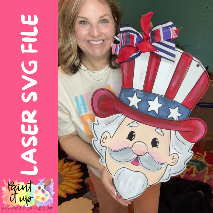 Uncle Sam SVG file (please read file description carefully)