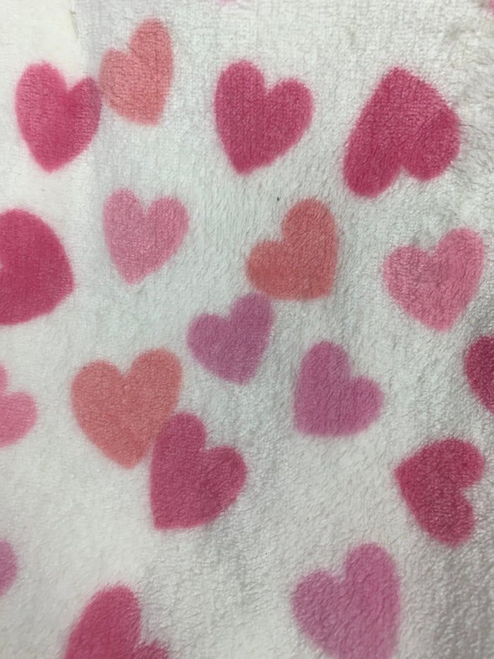 Valentine Cascading Hearts Blanket Throw