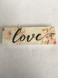Valentine Love With Roses Block Sitter