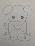 Valentine Puppy Love Canvas