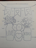 Valentine Vases Canvas