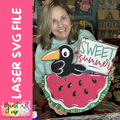 Watermelon Crow SVG file (please read file description carefully)