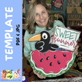 Watermelon Crow Template