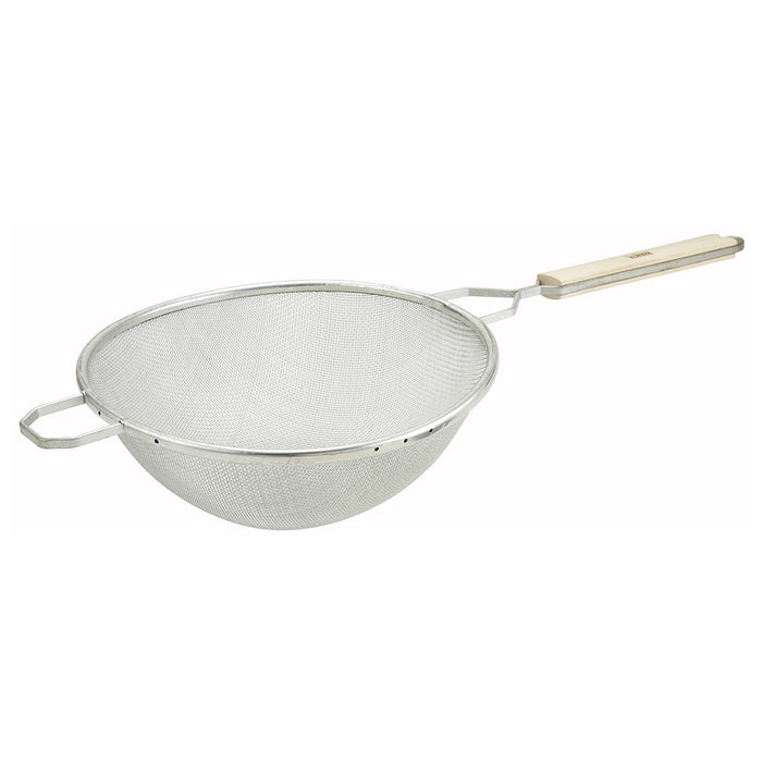Winco MST-10S - 10-1/4" Diameter Strainer - Medium Mesh