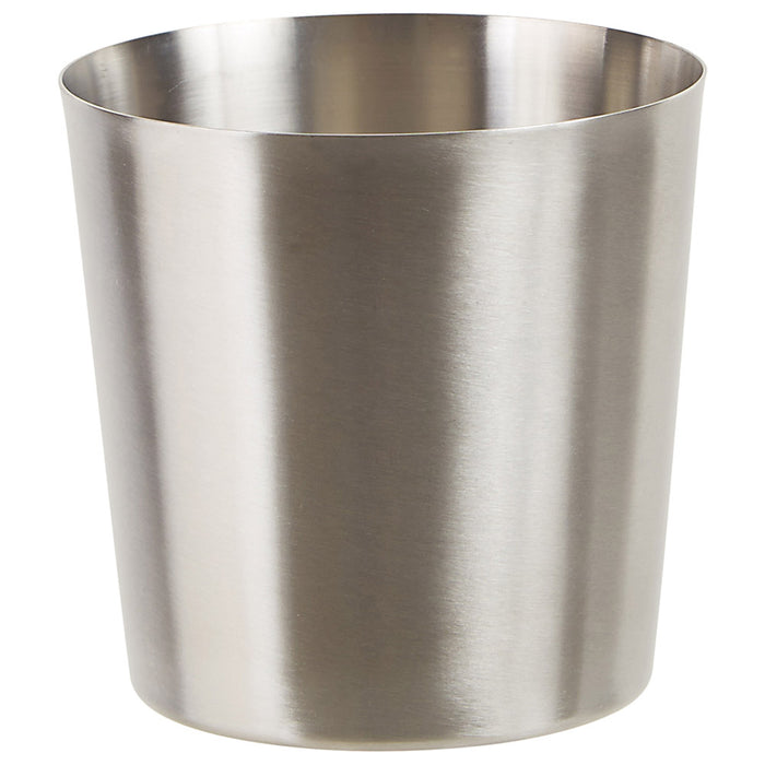 Winco SFC-35 - French Fry Cup - Satin Stainless Steel