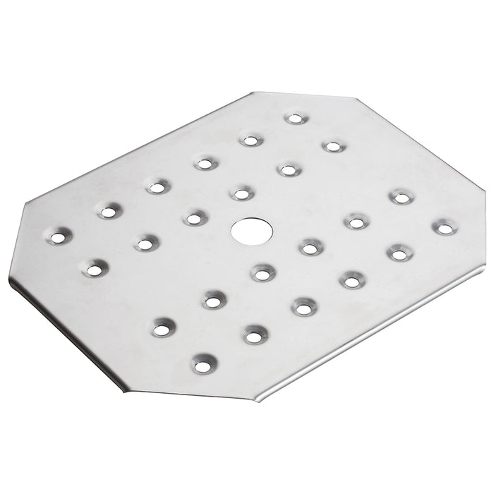 Winco SPFB-2 - Half-Size Drain Shelf - False Bottom - Stainless Steel