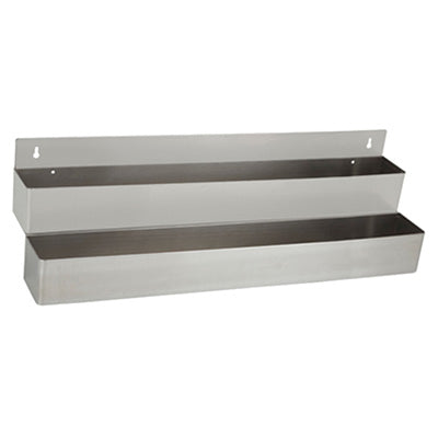 Winco SPR-32D - 32" Bar Speed Rail - Double Tier - Stainless Steel