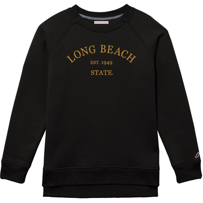 Womens LBSU 1949 Crew - Black, League