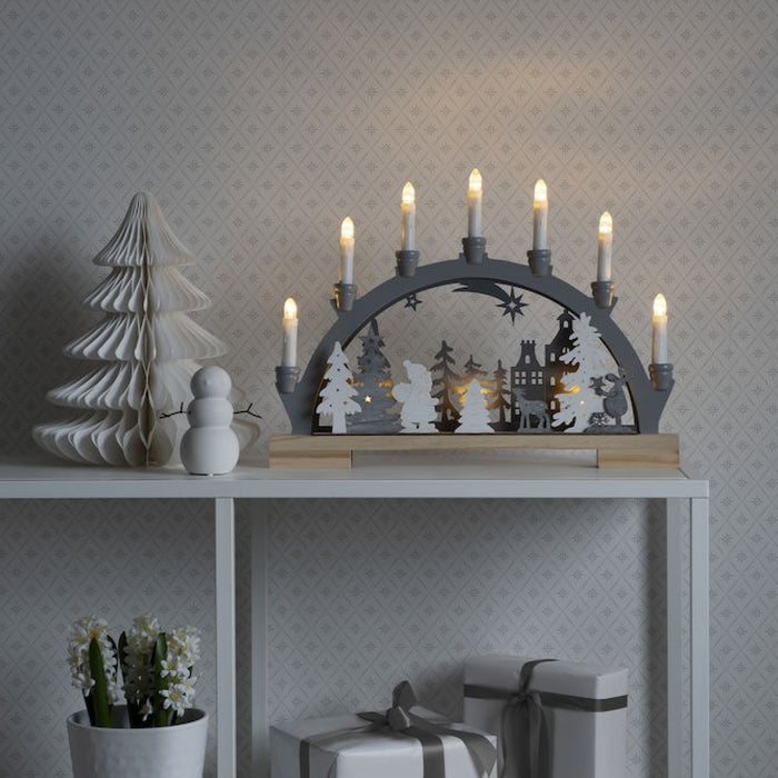 Wooden Santa Welcome Arch