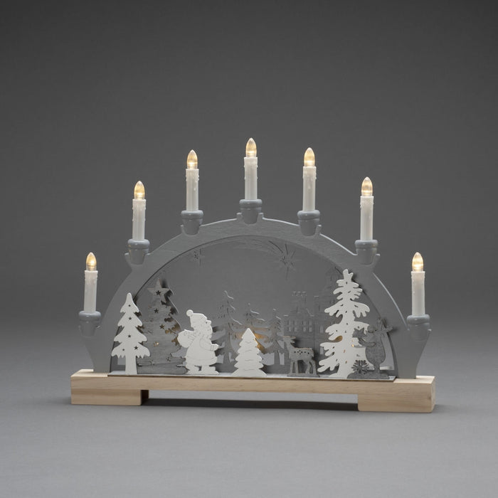 Wooden Santa Welcome Arch