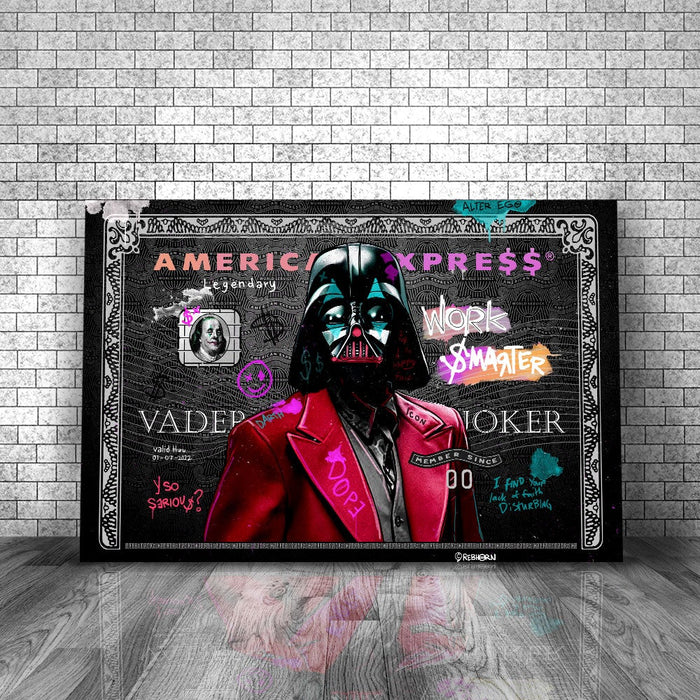 20 x 16 - Small / Gallery Wrap / Black & Red