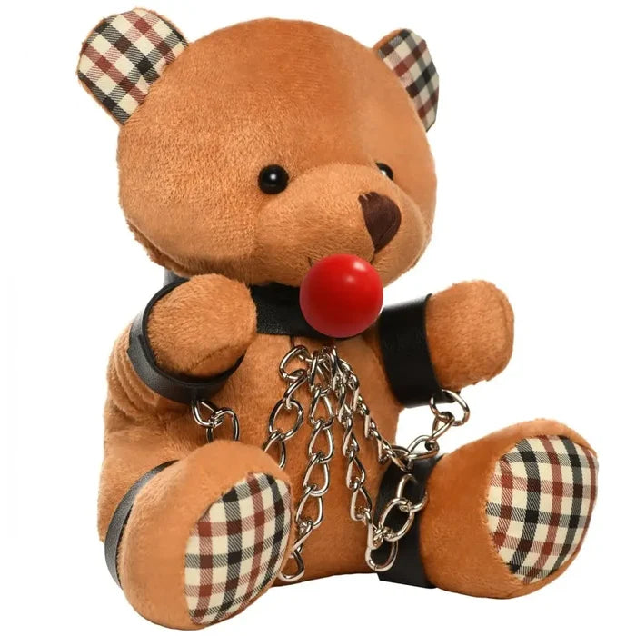 Master Series® Gagged Bondage Teddy Bear - Rolik®